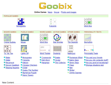 Tablet Screenshot of goobix.com